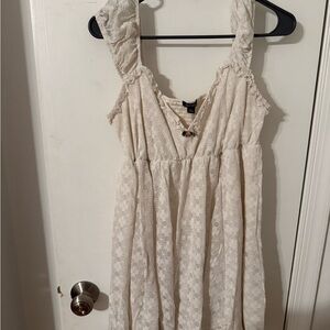 Cream Lace Dress